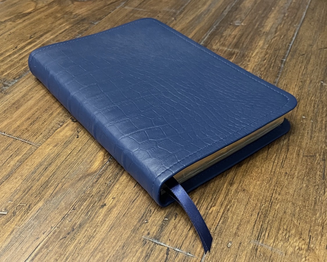 Russell's Rebindings Bible and leatherwork