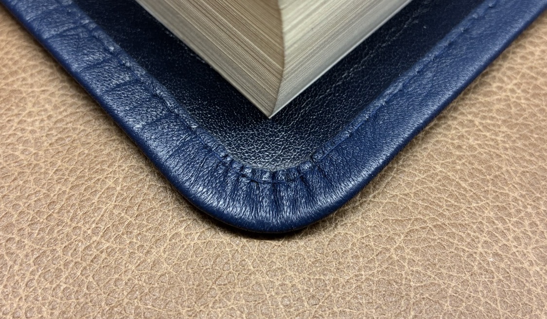 Russell's Rebindings Bible and leatherwork